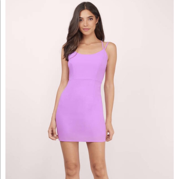 lavender bodycon dress